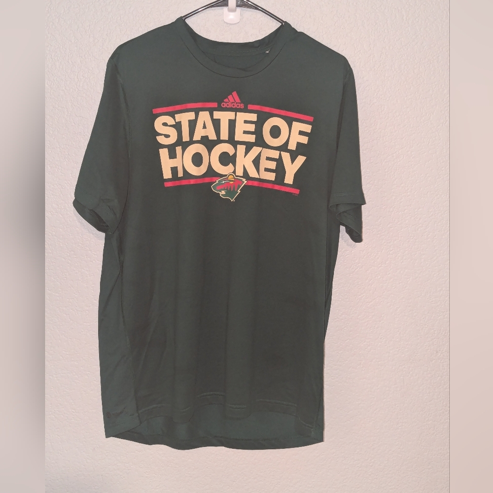 Minnesota Wild State of Hockey Adidas Creator Tee NHL XL